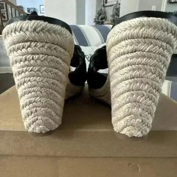 NWB Steve Madden Udele Wedge Mule Women Sandals Woven Sz 9 Platform - Picture 7 of 9